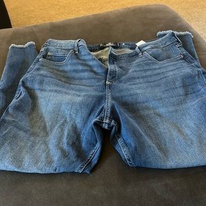 Hollister super skinny curvy high rise stretch jeans size 21s plus size